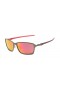 Oakley Men's Tincan Carbon Bronze Frame Red Lens Rectangular 58mm Sunglasses