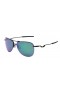 Oakley Men's Tailpin Black Frame Green Lens Aviator 61mm Sunglasses