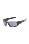 Oakley Men's Crankshaft Black Frame Gray Lens Rectangular 60mm Sunglasses