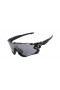 Oakley Men's Jaw Breaker Black Frame Gray Lens Shield Sunglasses