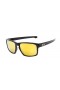 Oakley Men's Sliver Black Frame Yellow Lens Rectangular 57mm Sunglasses