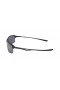 Oakley Men's Wiretap Black Frame Gray Lens Rectangular 61mm Polarized Sunglasses