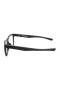 Oakley Men's Fenceline Black Frame Transparent Lens Rectangular 53mm Glasses
