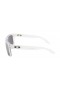 Oakley Unisex Holbrook Clear Frame Silver Lens Rectangular 55mm Sunglasses