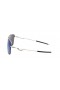 Oakley Men's Tailhook Gray Frame Blue Lens Rectangular 60mm Sunglasses