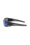 Oakley Men's Fuel Cell Black Frame Blue Lens Rectangular 60mm Polarized Sunglasses