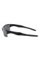 Oakley Unisex Half Jacket 2.0 Black Frame Gray Lens Rectangular 62mm Sunglasses