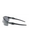 Oakley Radar ev Pitch Black Frame Gray Lens Shield Sunglasses
