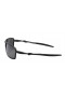 Oakley Men's Badman Black Frame Gray Lens Rectangular 60mm Polarized Sunglasses