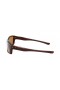 Oakley Men's Chainlink Brown Frame Brown Lens Rectangular 57mm Polarized Sunglasses