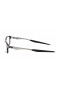 Oakley Men's Trailmix Black Frame Transparent Lens Rectangular 52mm Glasses