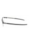 Oakley Unisex Tincup 0.5 Black Frame Transparent Lens Semi Rimless 53mm Glasses