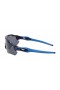 Oakley Men's Radar ev Path Blue Frame Gray Lens Shield Sunglasses