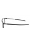 Oakley Unisex Pitchman Black Frame Transparent Lens Rectangular 55mm Glasses