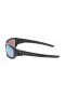 Oakley Men's Valve Black Frame Blue Lens Rectangular 60mm Polarized Sunglasses
