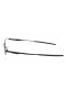 Oakley Unisex Wingfold 0.5 Black Frame Transparent Lens Semi Rimless 55mm Glasses