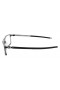Oakley Unisex Pitchman Gray Frame Transparent Lens Rectangular 55mm Glasses