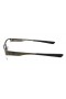 Oakley Men's Gasser 0.5 Bronze Frame Transparent Lens Semi Rimless 54mm Glasses