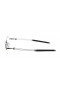 Oakley Unisex Madman Gray Frame Transparent Lens Semi Rimless 43mm Glasses