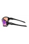 Oakley Men's Racing Jacket Black Frame Blue Lens Rectangular 62mm Sunglasses