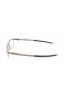 Oakley Men's Tincup Bronze Frame Transparent Lens Rectangular 52mm Glasses