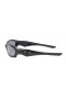 Oakley Men's Straight jacket Black Frame Gray Lens Rectangular 61mm Sunglasses