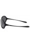 Oakley Women's WARM UP Black Frame Gray Lens Oval 60mm Sunglasses