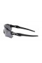 Oakley Men's Radar ev Path Black Frame Silver Lens Shield Sunglasses