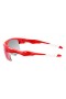 Oakley Men's Fast Jacket Xl Red Frame Purple Lens Rectangular 71mm Sunglasses