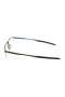 Oakley Unisex Barrelhouse 0.5 Bronze Frame Transparent Lens Semi Rimless 53mm Glasses