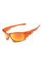 Oakley Ten sunglasses team orange frame fire iridium lens