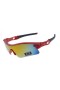 Oakley radar pitch sunglasses polished red / fire iridium