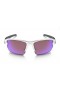 Oakley Flak 2.0 PRIZM Golf polished white frame and purple iridium lenses