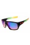 Oakley dispatch sunglass black green yellow / ice iridium