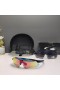 Oakley 0089 Sunglasses Black Blue Frame Polarized Galaxy Lenses