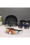 Oakley 0089 Sunglasses Black Red Frame Polarized Galaxy Lenses