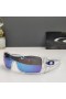 Oakley Batwolf Sunglasses Crystal Frame Prizm Sapphire Lenses