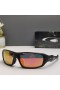 Oakley C Six Sunglasses Matte Black Frame Polarized Ruby Lenses
