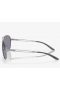 Oakley Caveat Sunglasses Polished Chrome Frame Grey Lenses