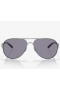 Oakley Caveat Sunglasses Polished Chrome Frame Grey Lenses