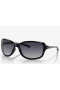 Oakley Cohort Sunglasses Polished Black Frame Grey Gradient Polarized Lenses