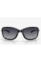 Oakley Cohort Sunglasses Polished Black Frame Grey Gradient Polarized Lenses