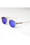 Oakley Coldfuse Sunglasses Silver Frame Prizm Dark Blue Lenses