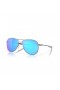 Oakley Contrail Sunglasses Satin Chrome Frame Prizm Sapphire Lenses