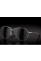 Oakley Contrail TI Sunglasses Satin Chrome Frame Prizm Black Polarized Lenses