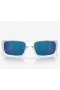 Oakley Crankshaft Sunglasses Polished Clear Frame Ice Iridium Lenses