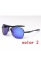 Oakley Crosshair Sunglasses Black Frame Polarized Deep Blue Lenses