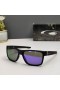 Oakley Crossrange XL Sunglasses Matte Black Frame Prizm Polarized Purple Lenses