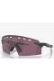 Oakley Encoder Strike Sunglasses Matte Grey Smoke Frame Prizm Road Black Lenses