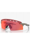 Oakley Encoder Strike Sunglasses Matte Onyx Frame Prizm Trail Torch Lenses